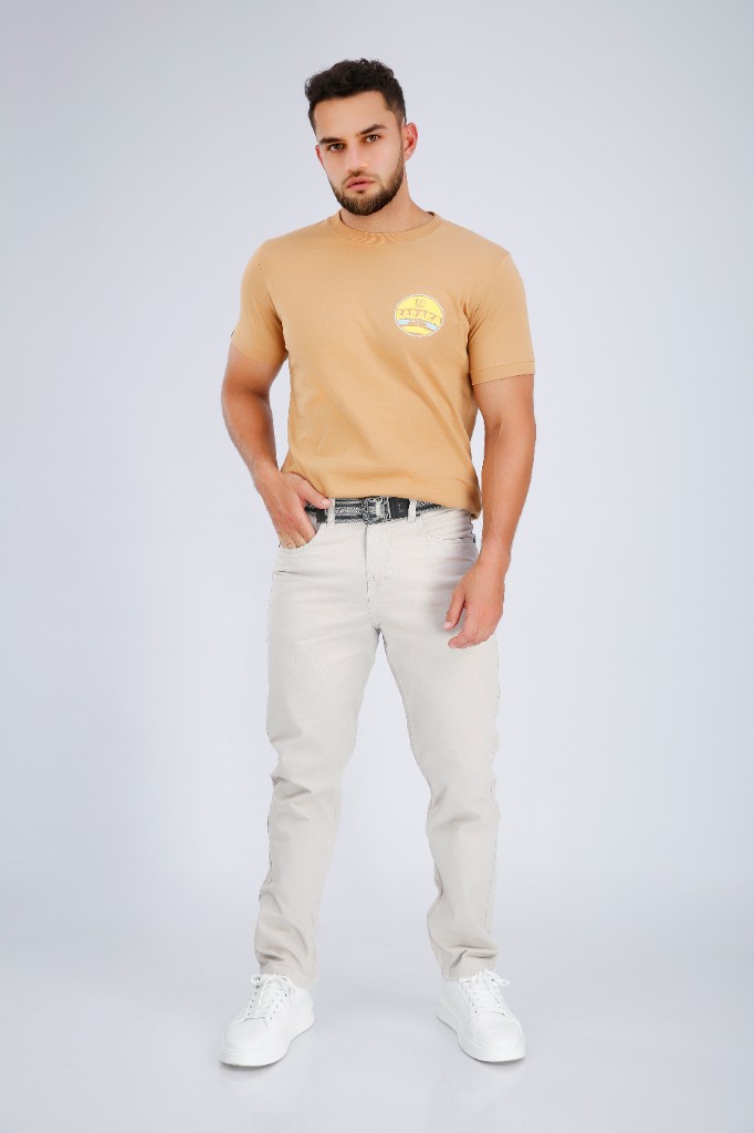 Pantalón Drill Clásico Hueso