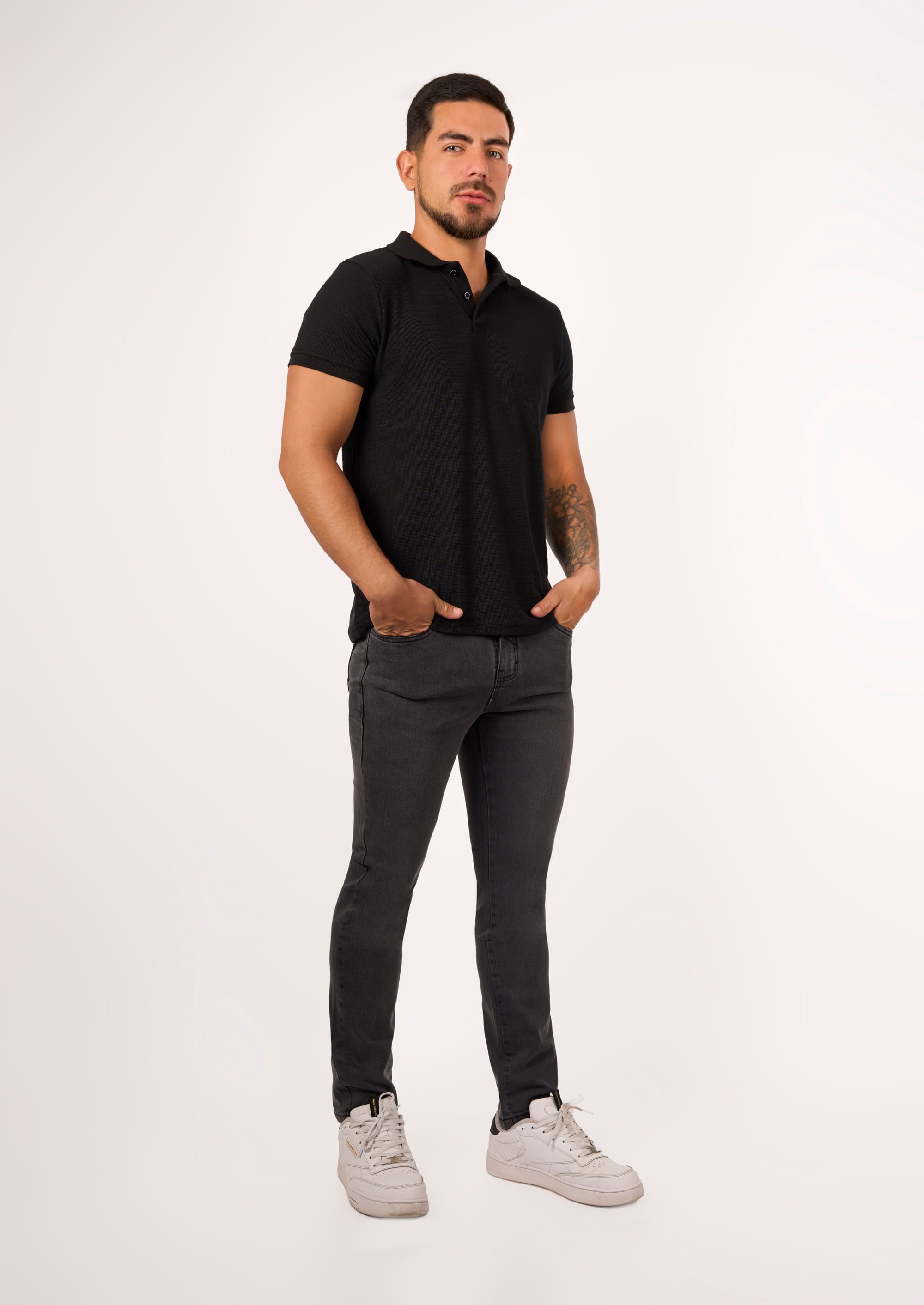 Pantalón Jean Plomo