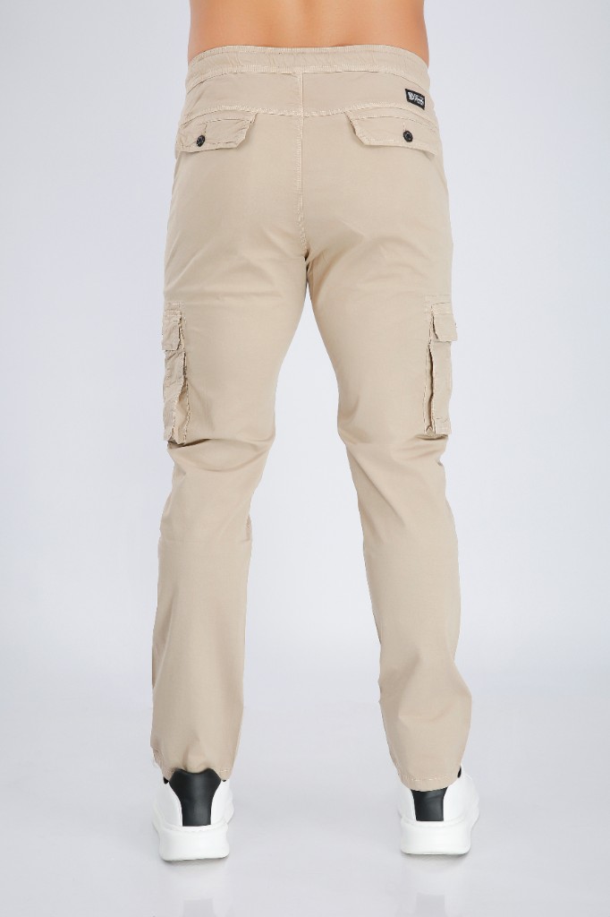 Miniatura 3 del producto Jogger Cargo Bota Recta Beige