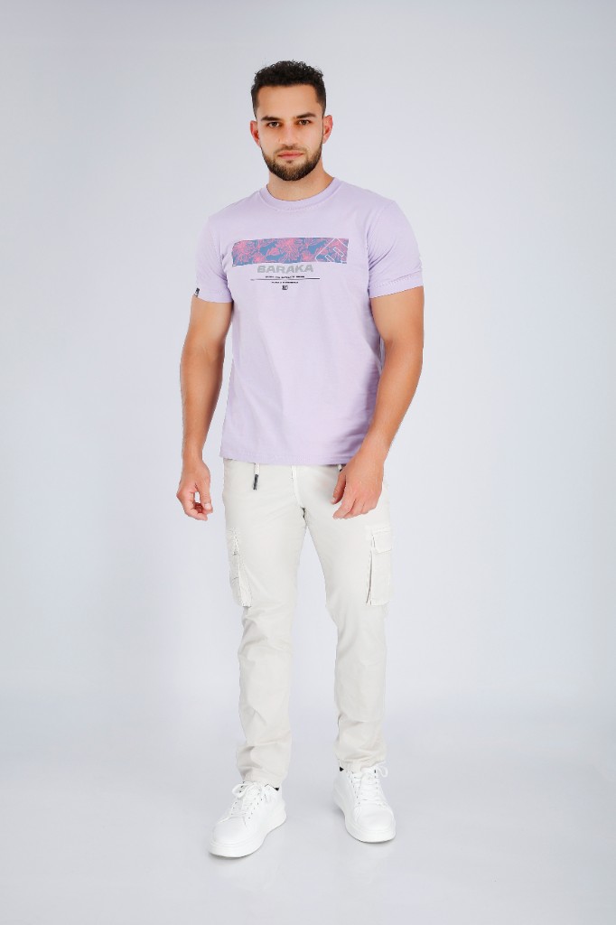 Jogger Cargo Bota Recta Hueso