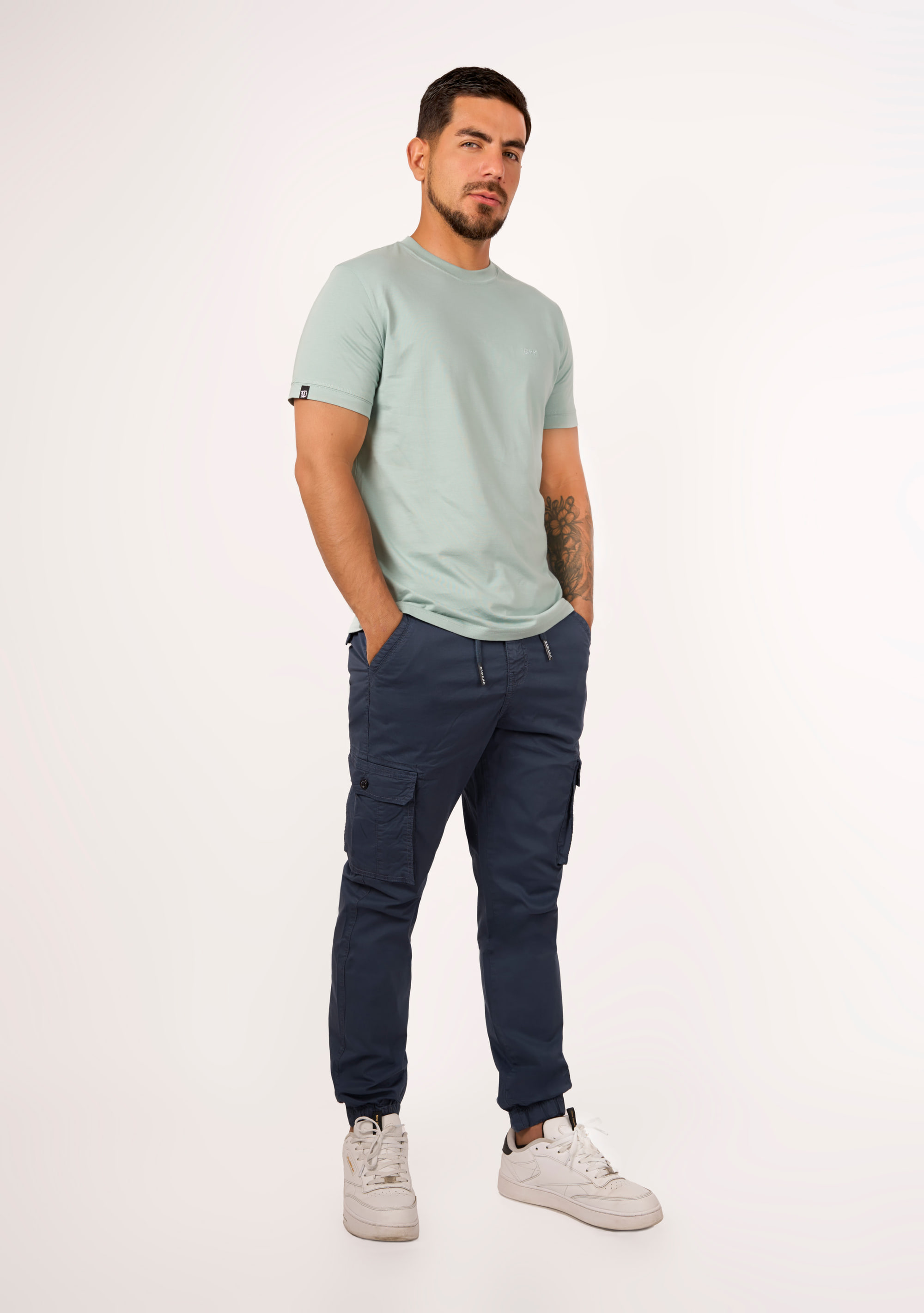 Pantalón Jogger Cargo Acero