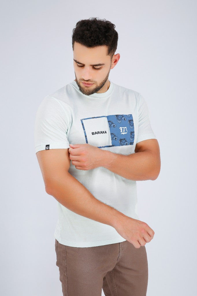 Miniatura 2 del producto Polo Estampado Baraka Verde Agua