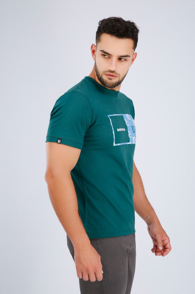 Miniatura 2 del producto Polo Estampado Baraka Verde Pino