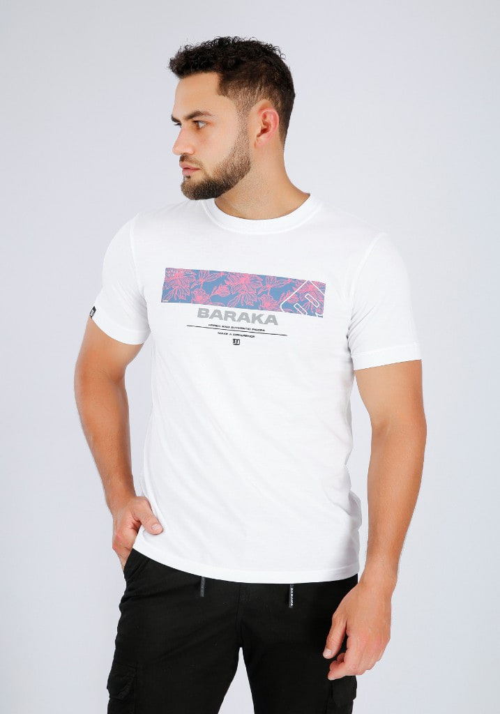 Polo Estampado Fresh Blanco