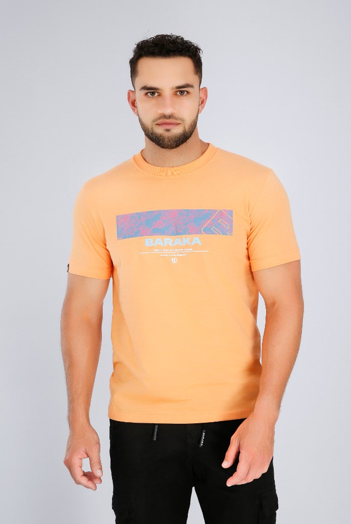 Polo Estampado Fresh Salmon