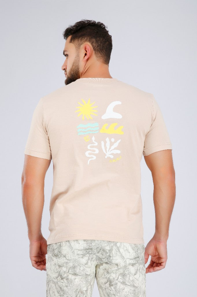 Polo Estampado Summer Beige