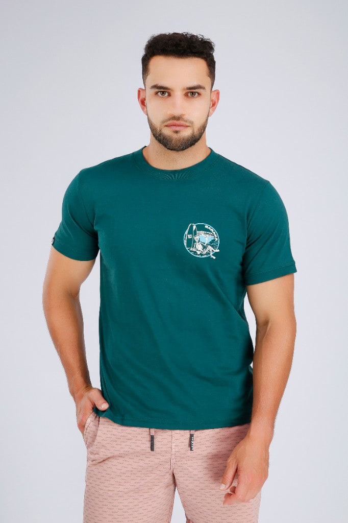 Miniatura 3 del producto Polo Estampado Surf Verde Pino