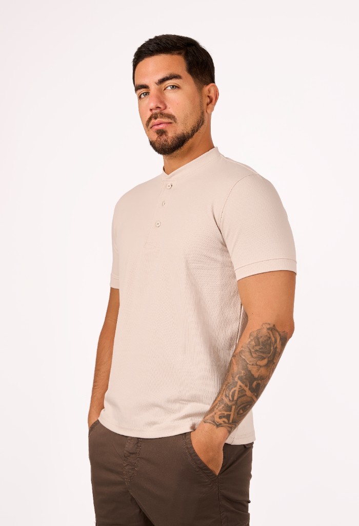 Miniatura 3 del producto Polo Cuello Nerú Beige