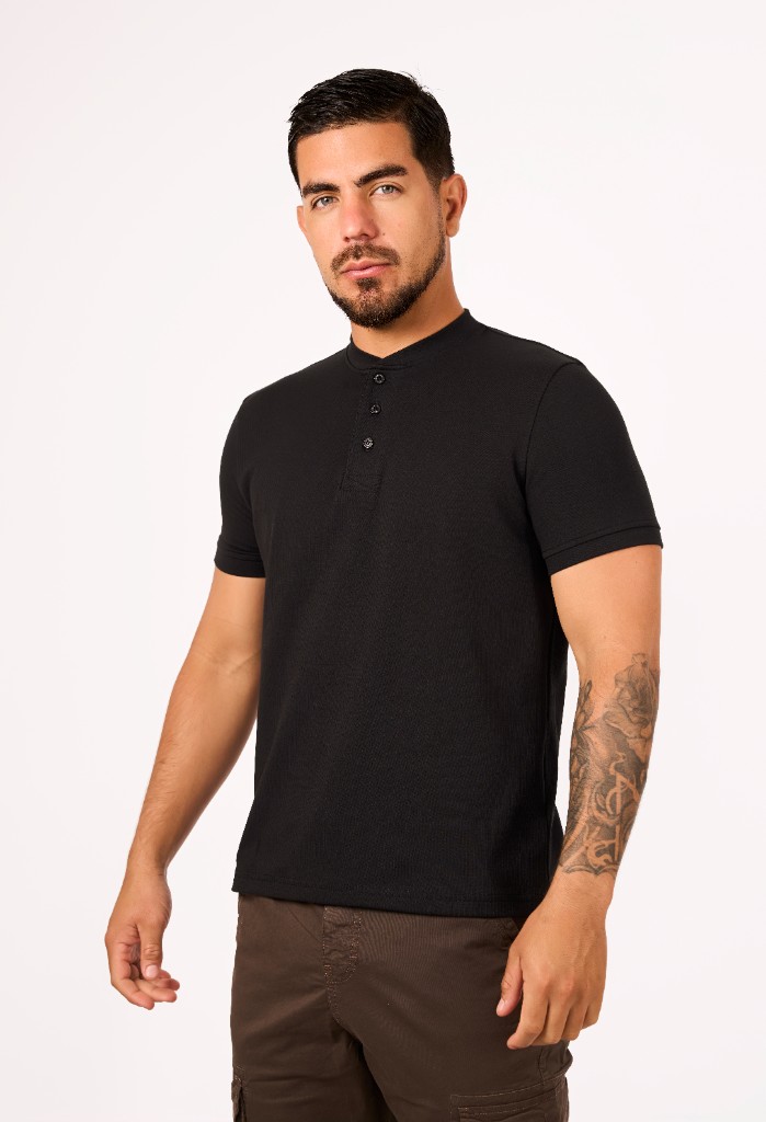 Miniatura 3 del producto Polo Cuello Nerú Negro
