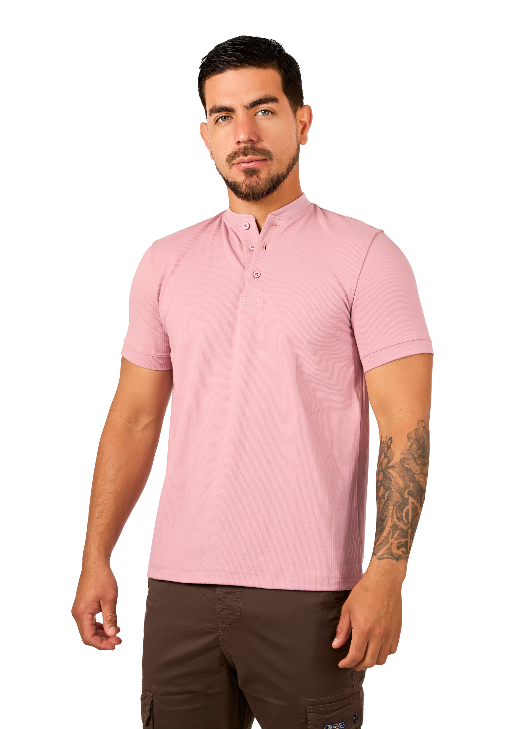 Polo Cuello Nerú Palo Rosa