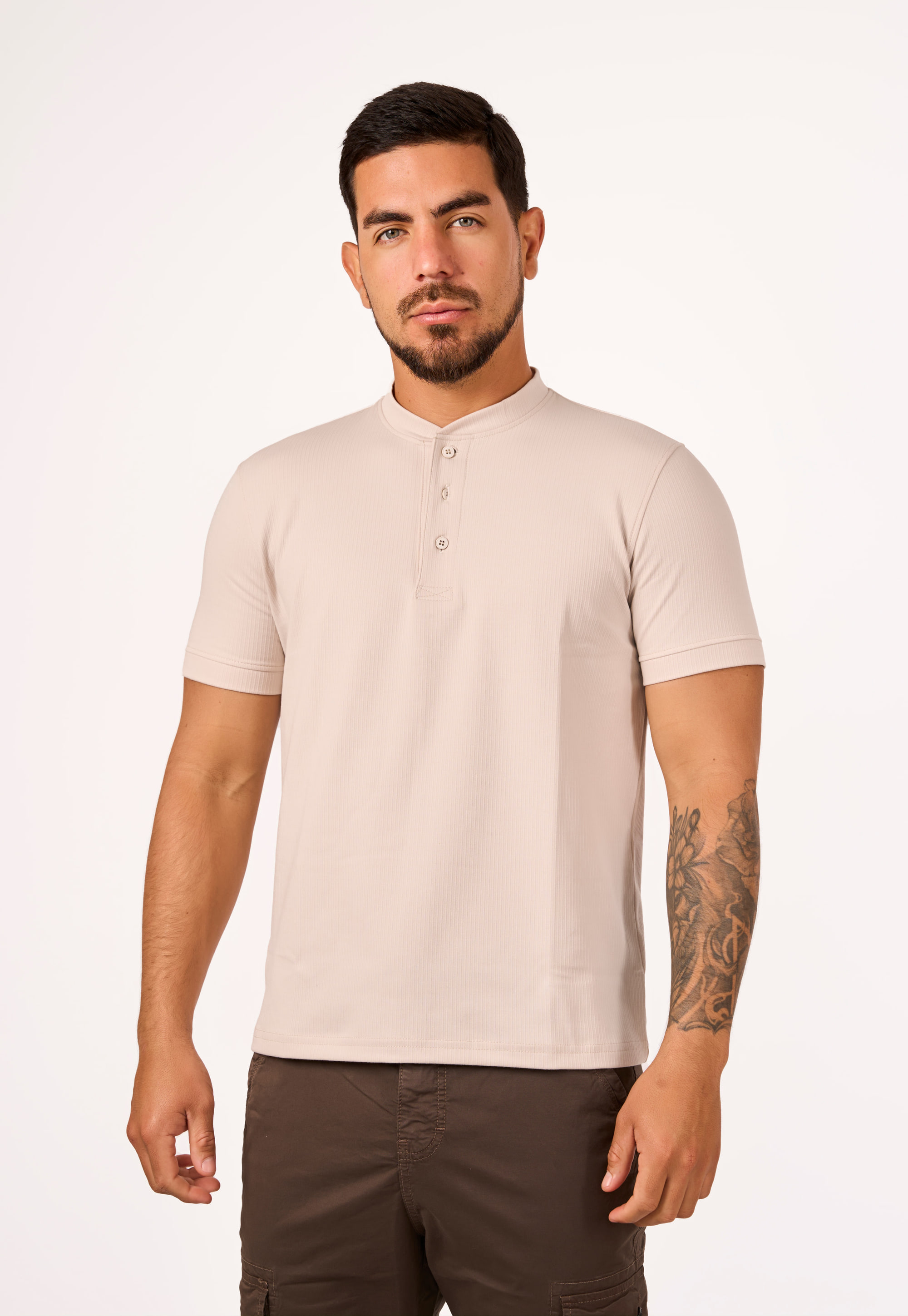 Polo Cuello Nerú Beige