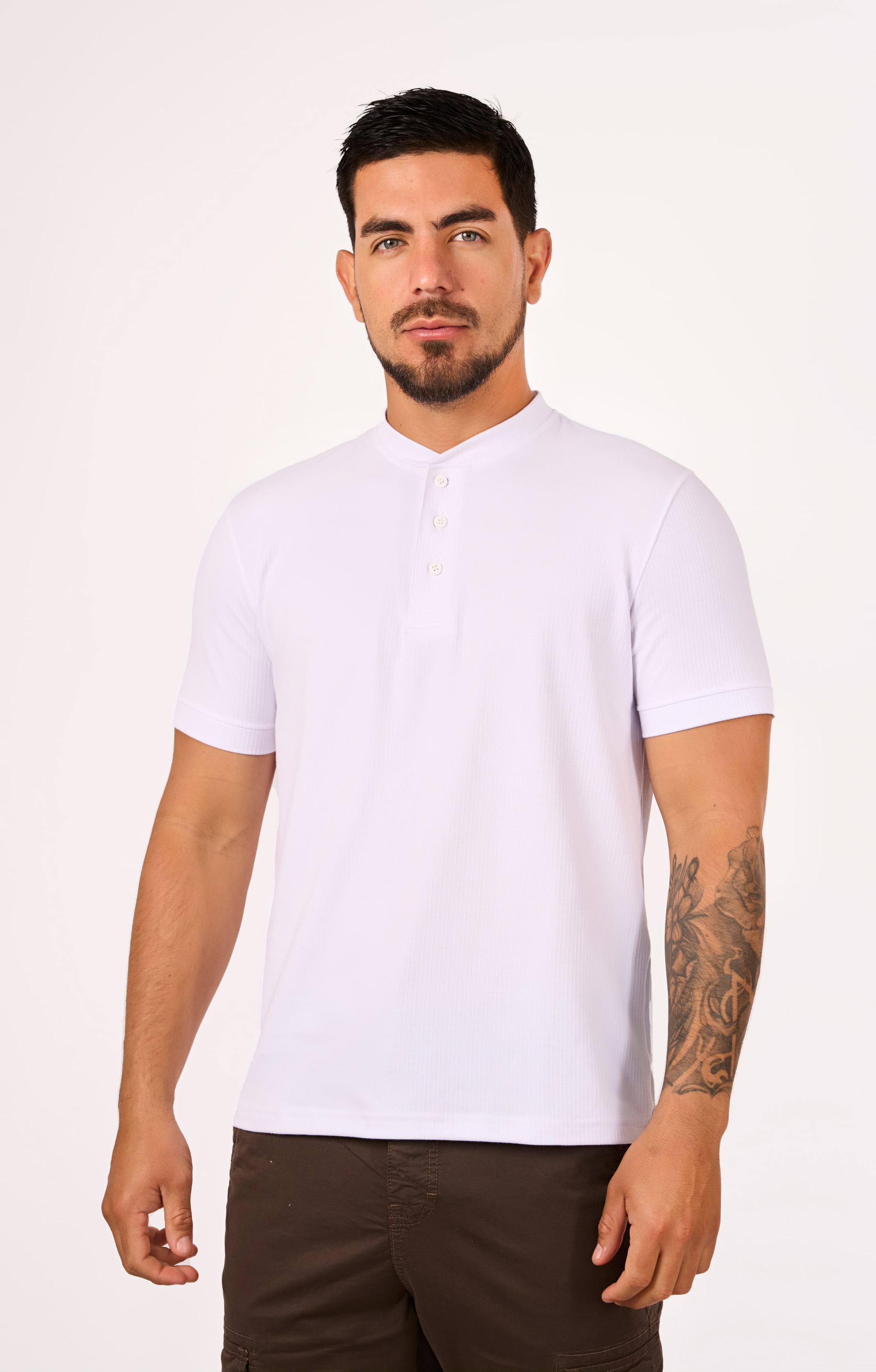 Polo Cuello Nerú Blanco