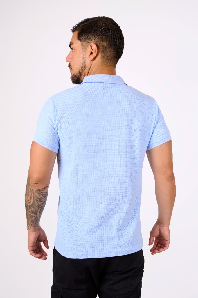Miniatura 3 del producto Polo Camisero Wafer Celeste