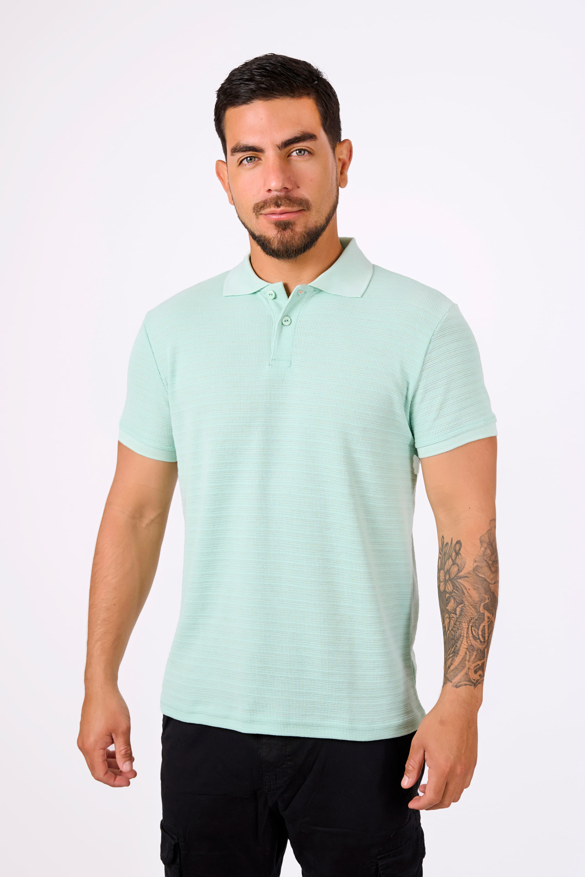 Polo Camisero Wafer Menta