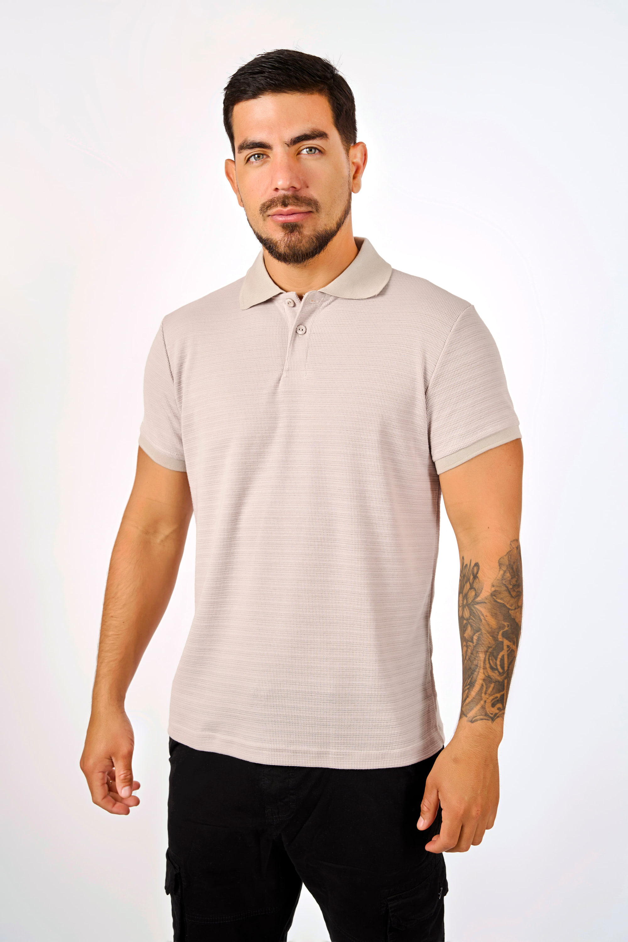 Polo Camisero Wafer Beige