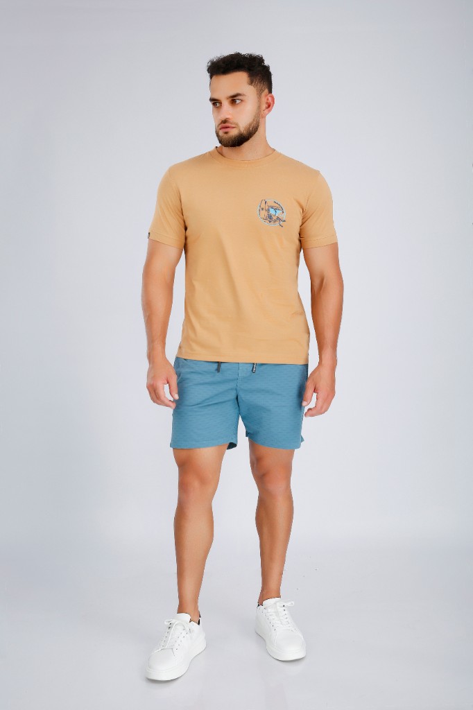 Short Corto Tribal Cobalto