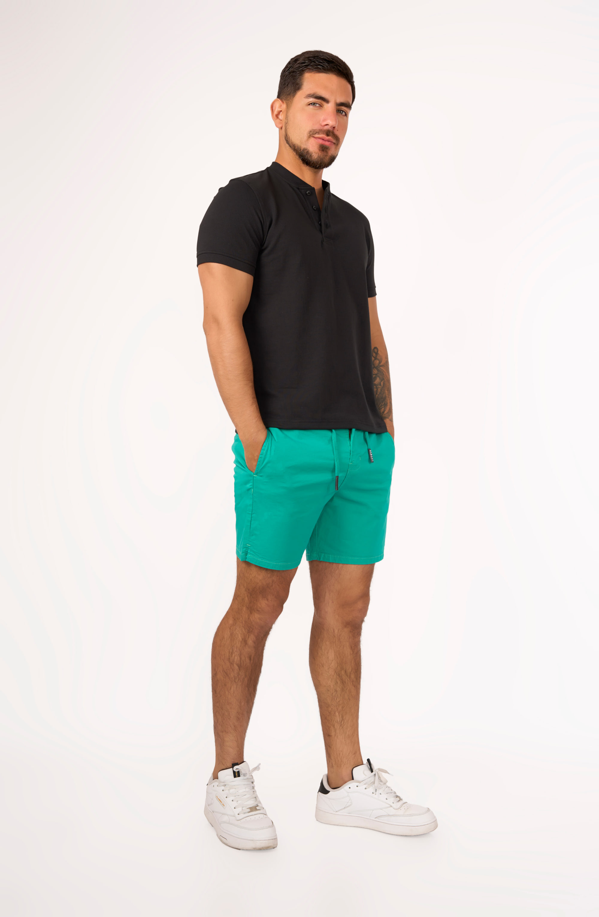 Short Corto Verde Jade