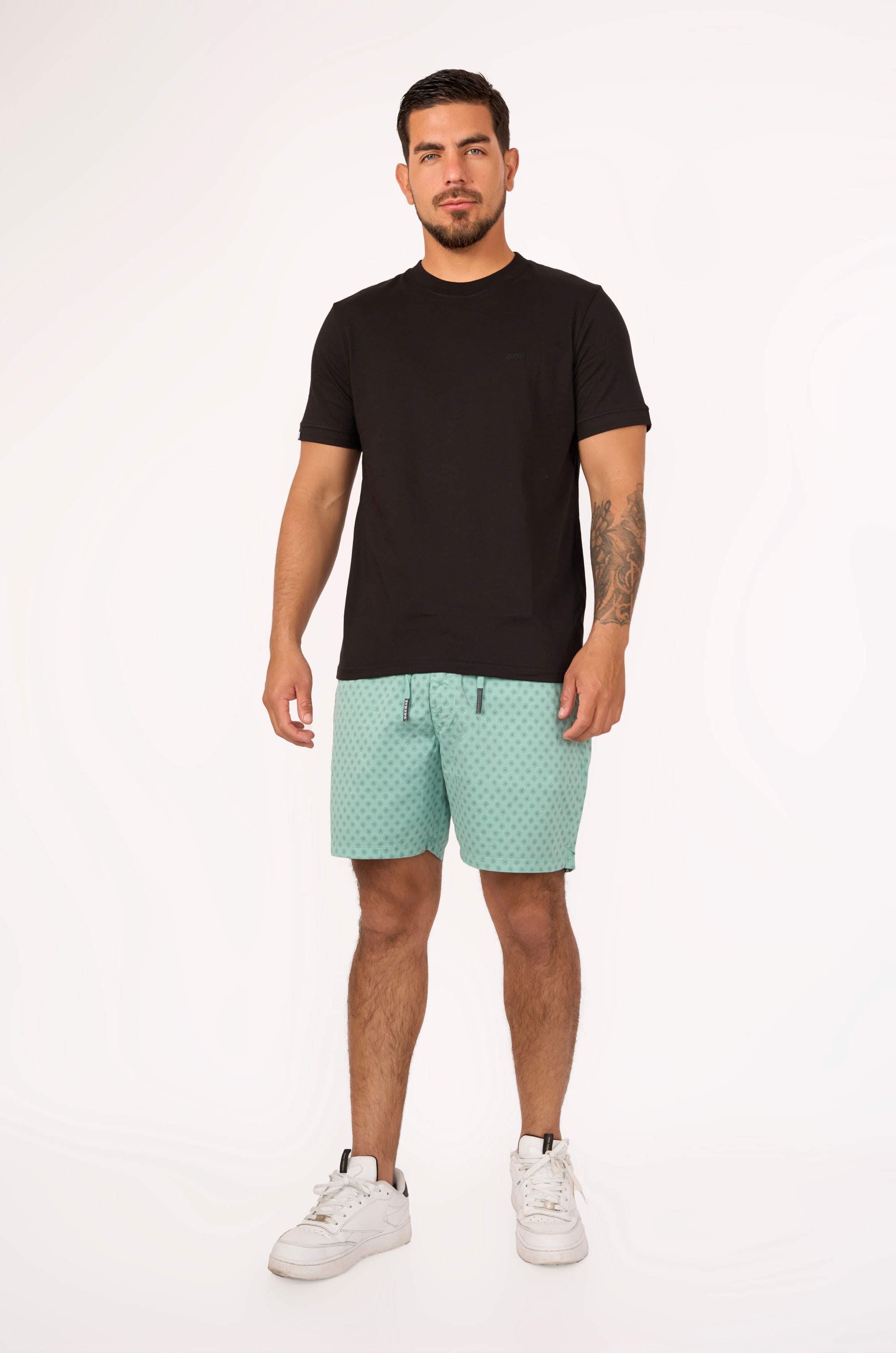 Short Corto Trebol Verde Agua