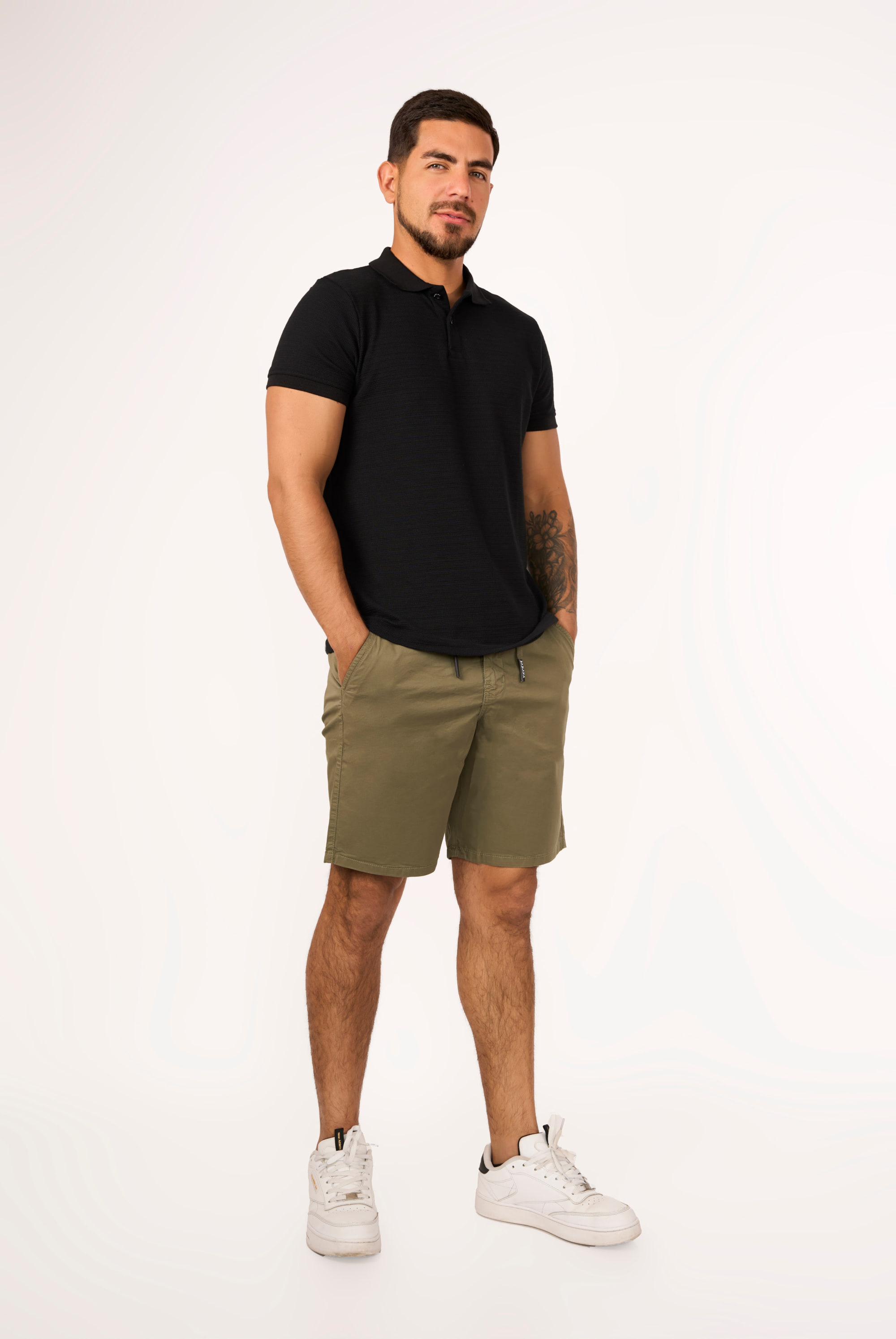 Short Jogger Verde Olivo