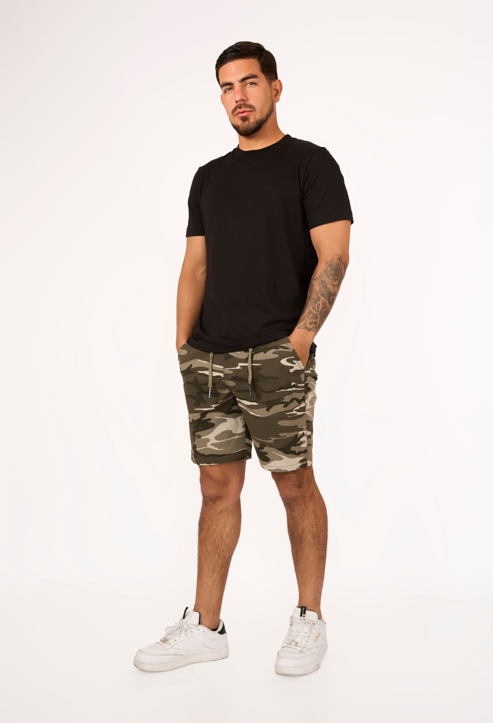 Short Camuflado Verde Militar